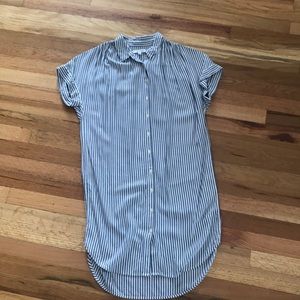 Madewell women’s XXS button down sheets dress